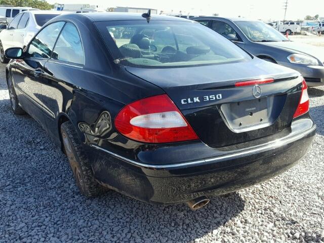 WDBTJ56H69F265759 - 2009 MERCEDES-BENZ CLK 350 BLACK photo 3