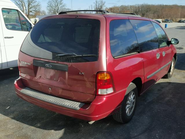 2FMZA51473BB75640 - 2003 FORD WINDSTAR L RED photo 4