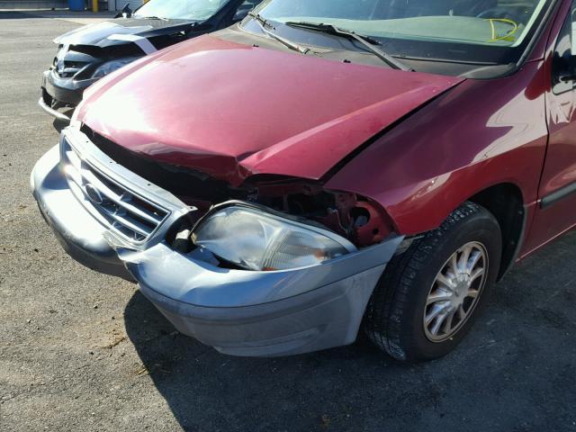 2FMZA51473BB75640 - 2003 FORD WINDSTAR L RED photo 9