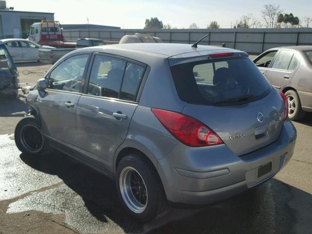 3N1BC1CP8CK810409 - 2012 NISSAN VERSA S GRAY photo 3