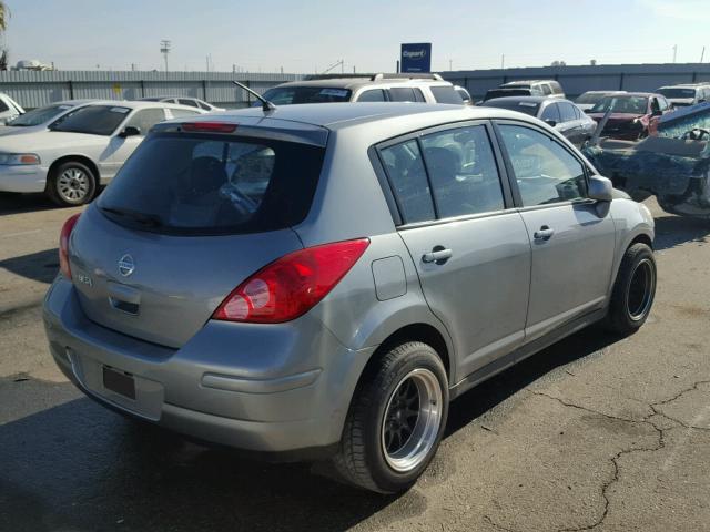 3N1BC1CP8CK810409 - 2012 NISSAN VERSA S GRAY photo 4