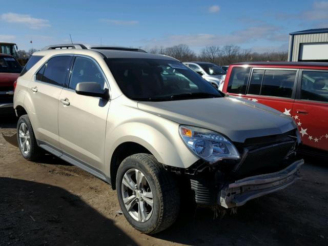 2GNALDEC8B1203593 - 2011 CHEVROLET EQUINOX LT BEIGE photo 1