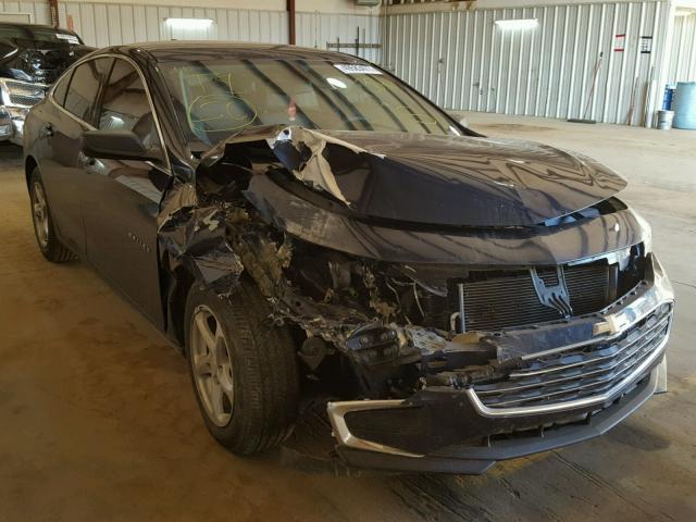 1G1ZB5ST2HF163840 - 2017 CHEVROLET MALIBU LS BLUE photo 1