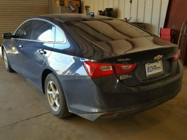 1G1ZB5ST2HF163840 - 2017 CHEVROLET MALIBU LS BLUE photo 3
