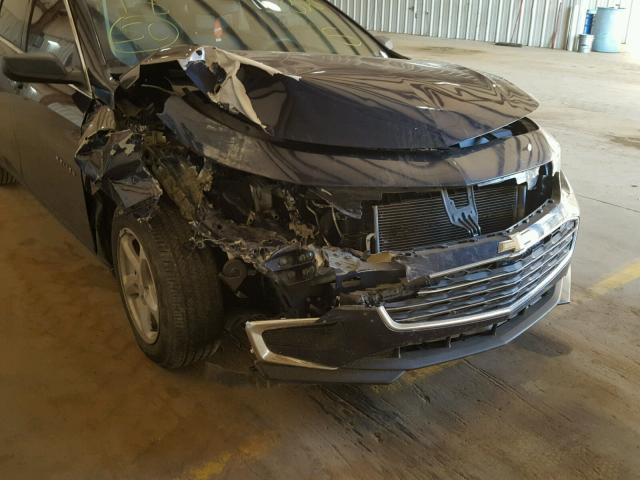 1G1ZB5ST2HF163840 - 2017 CHEVROLET MALIBU LS BLUE photo 9