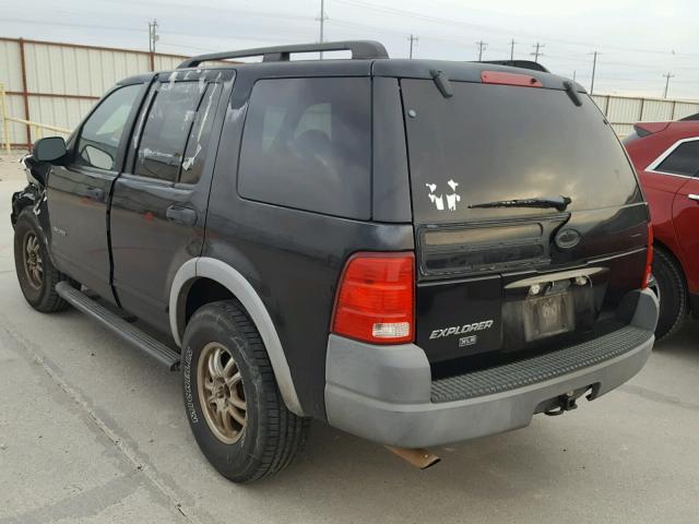 1FMZU62E52ZB52678 - 2002 FORD EXPLORER X BLACK photo 3