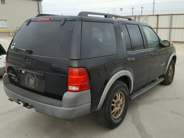 1FMZU62E52ZB52678 - 2002 FORD EXPLORER X BLACK photo 4