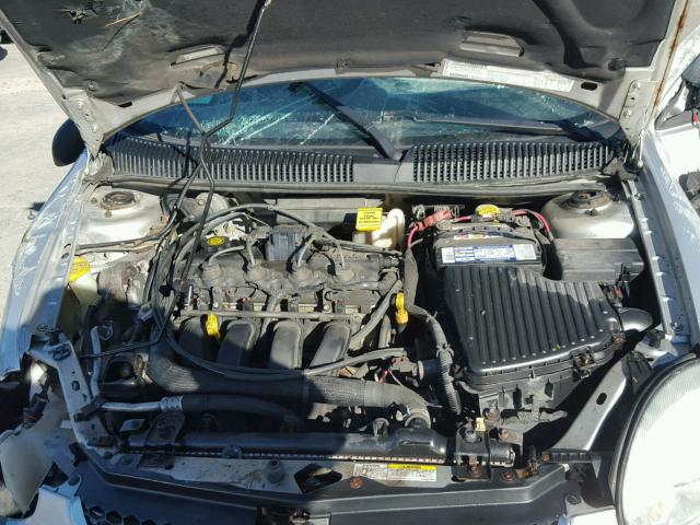 1B3ES56C14D614845 - 2004 DODGE NEON SXT GRAY photo 7