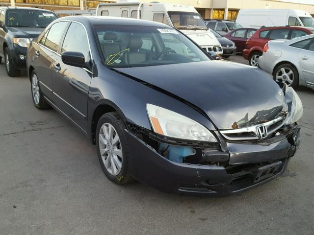 1HGCM66506A030711 - 2006 HONDA ACCORD EX GRAY photo 1