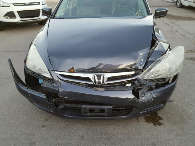 1HGCM66506A030711 - 2006 HONDA ACCORD EX GRAY photo 9