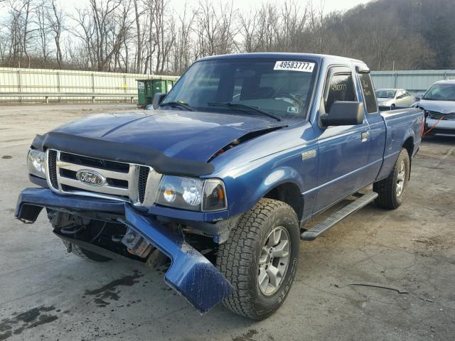 1FTYR15E79PA25307 - 2009 FORD RANGER SUP BLUE photo 2