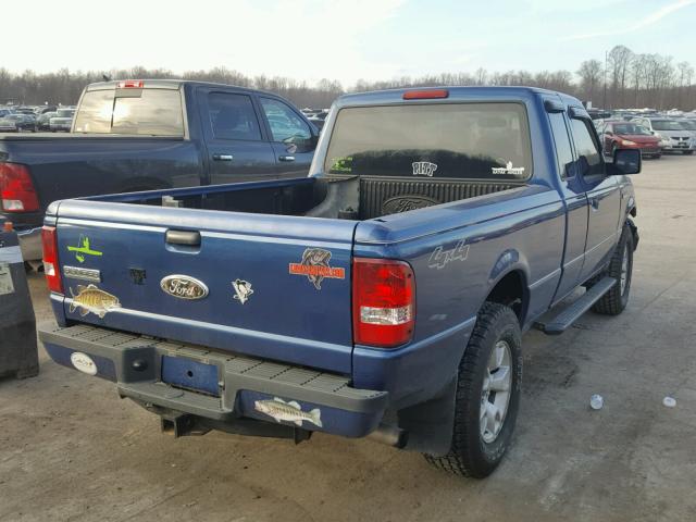 1FTYR15E79PA25307 - 2009 FORD RANGER SUP BLUE photo 4