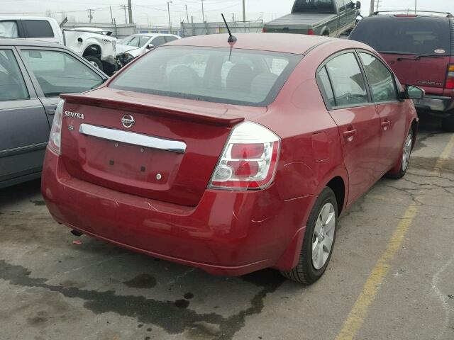 3N1AB6AP5CL695714 - 2012 NISSAN SENTRA 2.0 RED photo 4