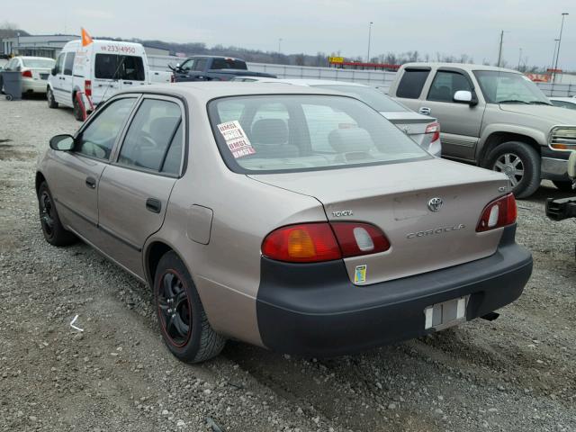 1NXBR12E0XZ185050 - 1999 TOYOTA COROLLA VE TAN photo 3