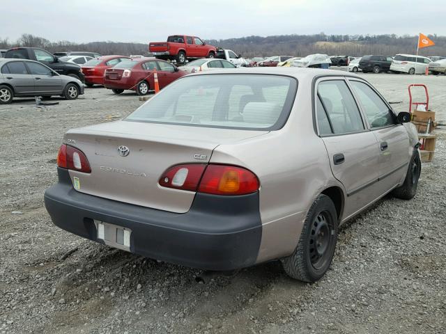 1NXBR12E0XZ185050 - 1999 TOYOTA COROLLA VE TAN photo 4