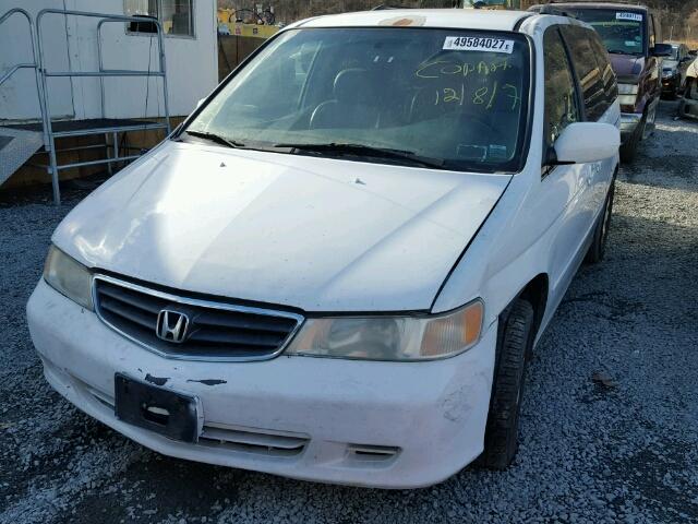 5FNRL18964B007808 - 2004 HONDA ODYSSEY EX WHITE photo 2