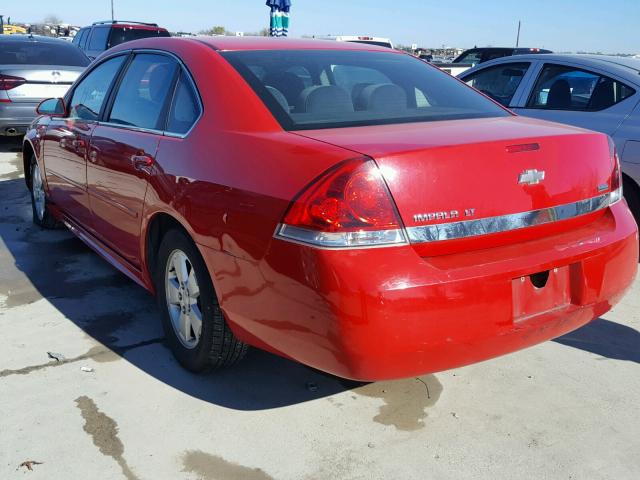 2G1WG5EK6B1248993 - 2011 CHEVROLET IMPALA LT RED photo 3