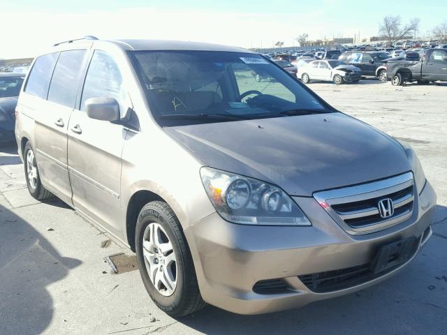 5FNRL384X7B123517 - 2007 HONDA ODYSSEY EX GOLD photo 1