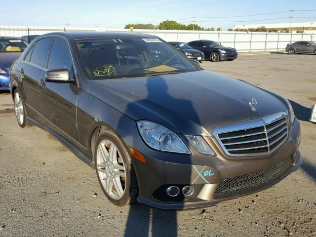 WDDHF7CB5AA171884 - 2010 MERCEDES-BENZ E 550 BROWN photo 1