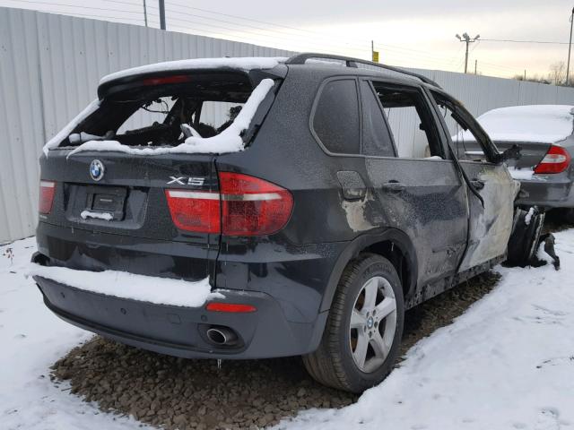 5UXFE43538L006376 - 2008 BMW X5 3.0I BLACK photo 4