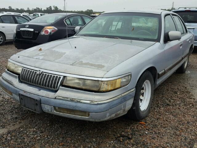 2MELM75W1RX662299 - 1994 MERCURY GRAND MARQ BLUE photo 2