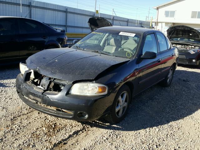 3N1AB51A94L465875 - 2004 NISSAN SENTRA 2.5 BLACK photo 2