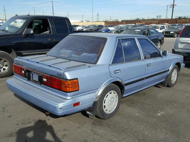 JN1HT2111HT036080 - 1987 NISSAN STANZA BLUE photo 4