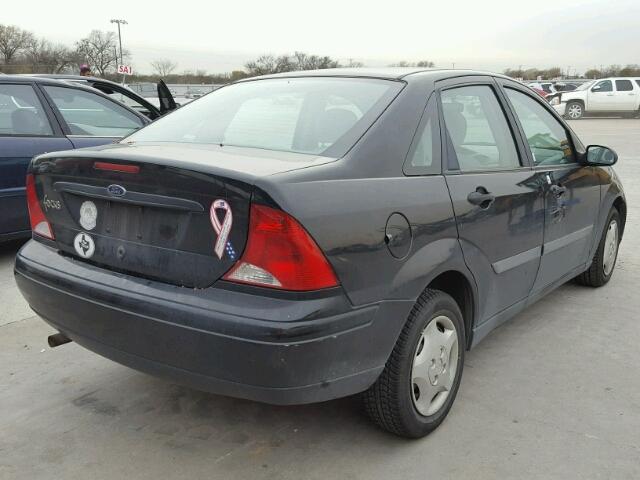 1FAFP33P91W289609 - 2001 FORD FOCUS LX BLACK photo 4