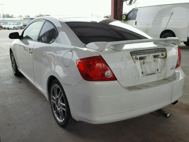 JTKDE167870173586 - 2007 TOYOTA SCION TC 白色 照片 3