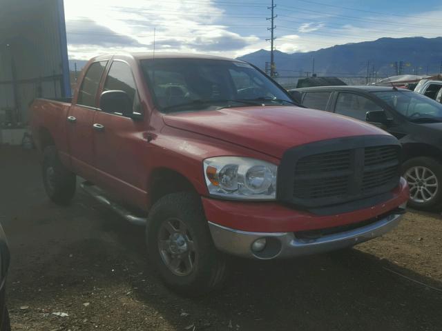 1D7KS28C37J552504 - 2007 DODGE RAM 2500 S RED photo 1