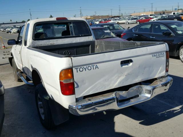 4TASM92N2YZ622449 - 2000 TOYOTA TACOMA XTR თეთრი ფოტო 3