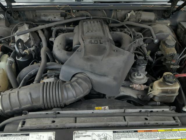 1FMYU60E51UA88247 - 2001 FORD EXPLORER S BLUE photo 7