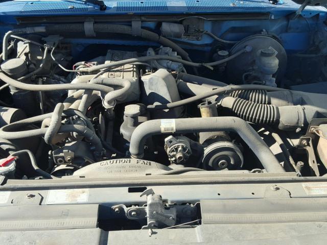 1FTDF15Y5RLB39640 - 1994 FORD F150 TEAL photo 7