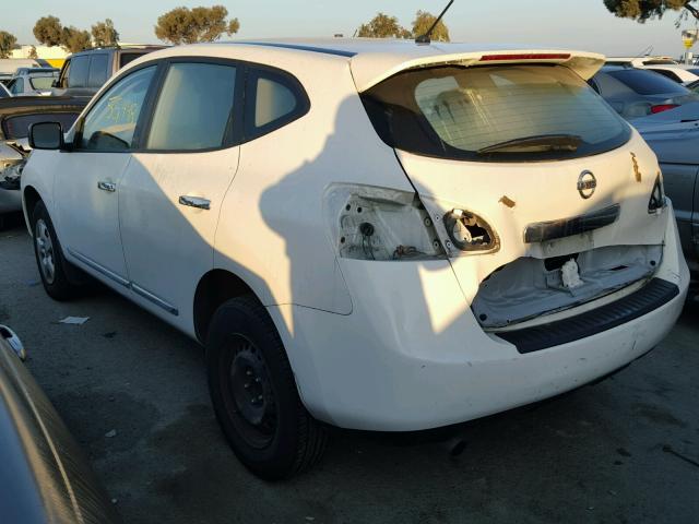 JN8AS5MT1BW190203 - 2011 NISSAN ROGUE S WHITE photo 3