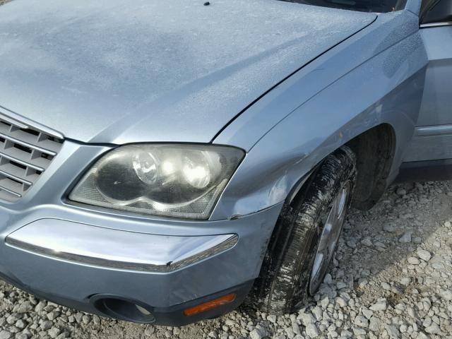 2C4GM68405R579047 - 2005 CHRYSLER PACIFICA T BLUE photo 9