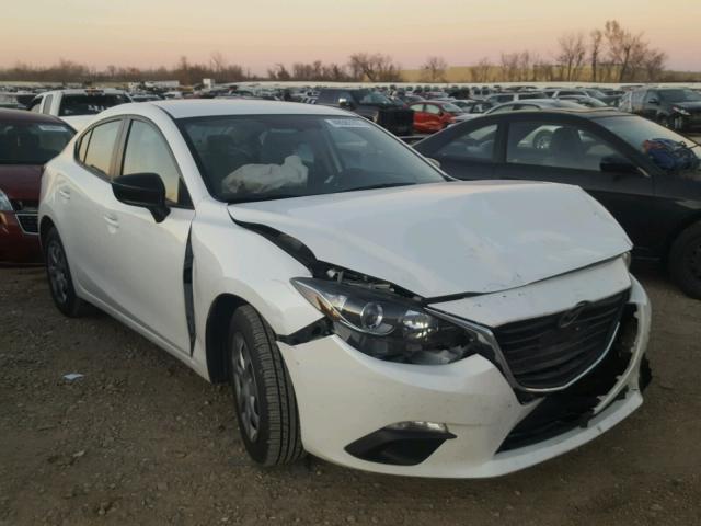 JM1BM1T77F1229435 - 2015 MAZDA 3 SV WHITE photo 1