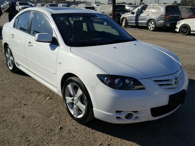 JM1BK323341167240 - 2004 MAZDA 3 S WHITE photo 1