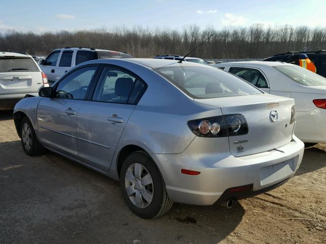 JM1BK12F281178475 - 2008 MAZDA 3 I SILVER photo 3