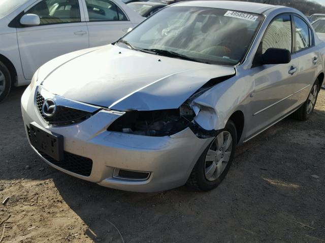 JM1BK12F281178475 - 2008 MAZDA 3 I SILVER photo 9