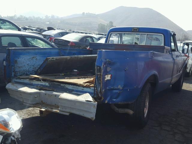 CCE242Z132360 - 1972 CHEVROLET PICK UP BLUE photo 4