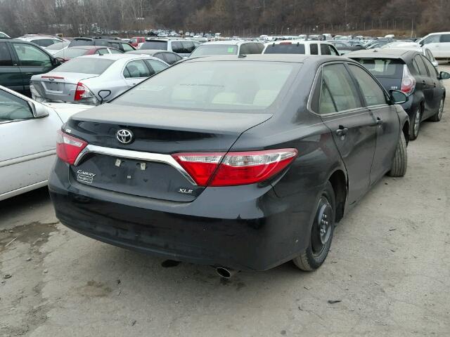 4T4BF1FK7FR496133 - 2015 TOYOTA CAMRY LE BLACK photo 4