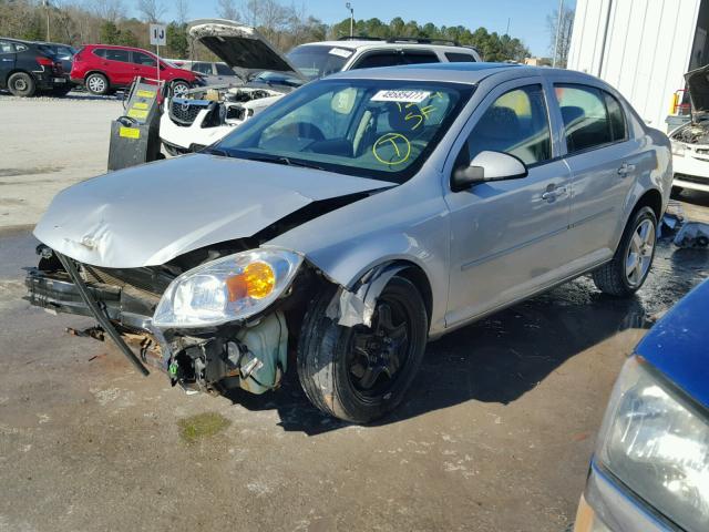 1G1AL58F787177769 - 2008 CHEVROLET COBALT LT SILVER photo 2