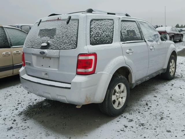 1FMCU9E70CKC10789 - 2012 FORD ESCAPE LIM SILVER photo 4