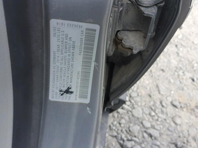 WVWYH63B53E142265 - 2003 VOLKSWAGEN PASSAT GLX 绿色 照片 10