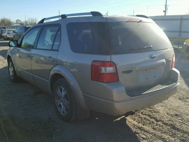 1FMZK03186GA56446 - 2006 FORD FREESTYLE BEIGE photo 3