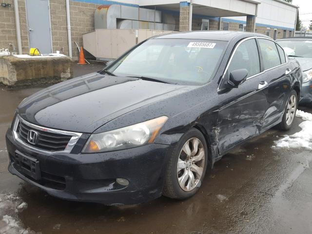 1HGCP36808A045535 - 2008 HONDA ACCORD EXL BLACK photo 2