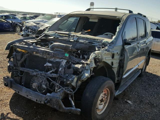 5N3AA08C35N802216 - 2005 INFINITI QX56 GREEN photo 2