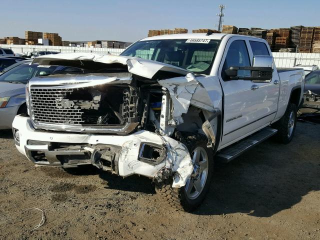 1GT120E82FF177250 - 2015 GMC SIERRA K25 WHITE photo 2