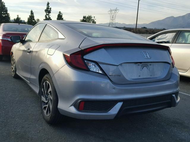 2HGFC4B07GH312152 - 2016 HONDA CIVIC LX SILVER photo 3