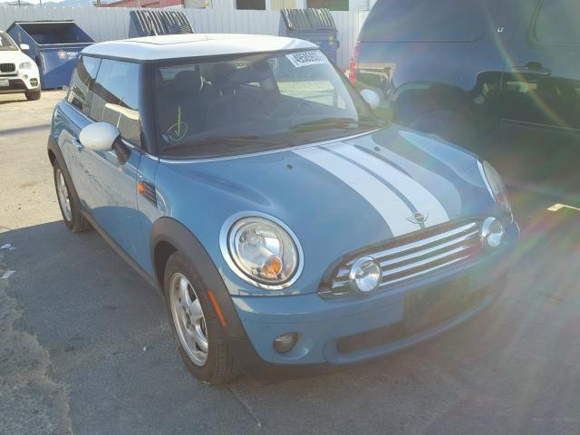 WMWMF33598TT60433 - 2008 MINI COOPER BLUE photo 1